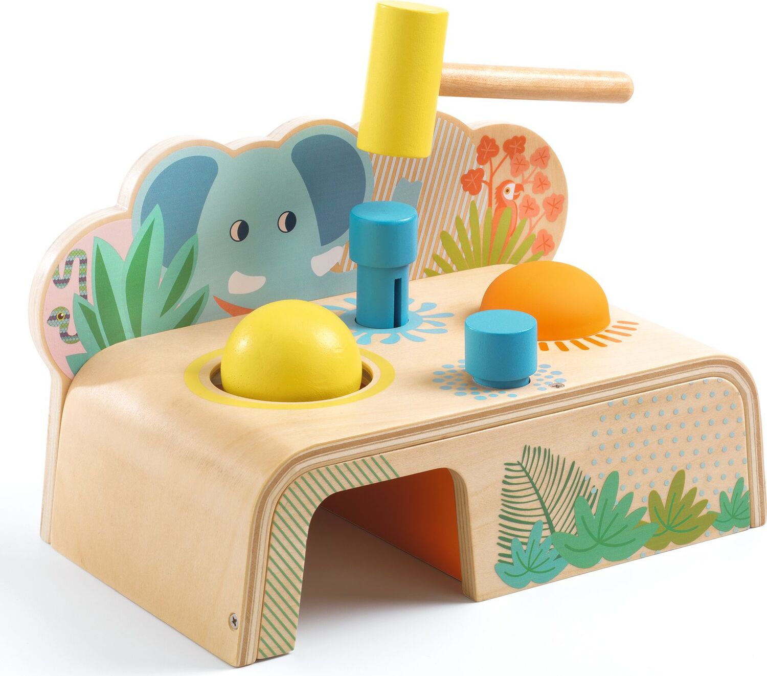 Multi Tap Wooden Toy